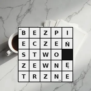 Hasło krzyżówkowe bezpieczeństwo odnoszące się do zagrożeń i przeciwdziałań wobec nich występujących na zewnątrz państwa - bezpieczeństwo zewnętrzne – rozwiązanie, synonimy, podpowiedzi i definicje krzyżówkowe